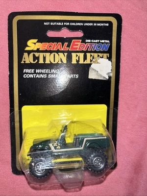 Yatming No. 1092 Jeep 4x4 1:64 CJ Diecast Black New In Package - Image 1 of 4
