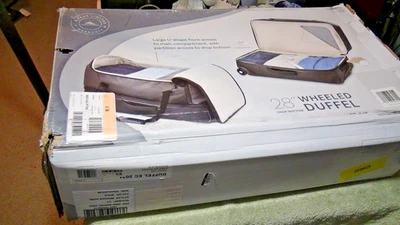 Bolso de Lona High Sierra con Ruedas Parte Inferior Caída Negro 28" con Mango Maleta Foto 1 de 4