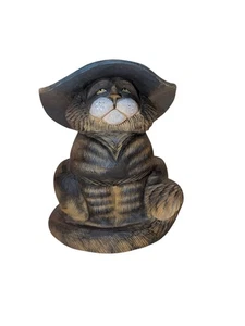 Vintage G Debrekht Feline Magic Resin Figur Halloween 5" H x 3,5" W Katze Maus - Bild 1 von 11