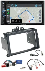 Alpine DAB TMC Bluetooth 2DIN USB Lenkrad Navigation für Hyundai i20 09-12 schwa - Bild 1 von 12