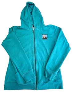 Patagonia Full Zip Sweatshirt Jacket Hoodie Women's M Organic Cotton Mountain - Picture 1 of 12