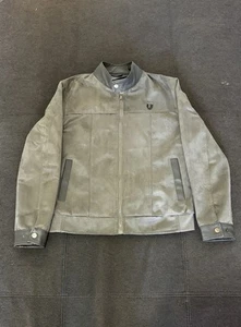 Vintage Emporio Armani F Collection Suede Zip-Up Size Medium - Picture 1 of 7