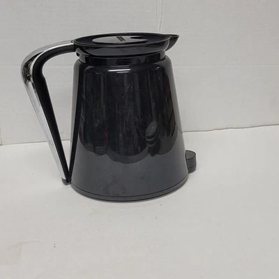 Keurig Carafe Replacement Black Plastic Coffee Pot and Lid Silver Handle - Image 1 of 4
