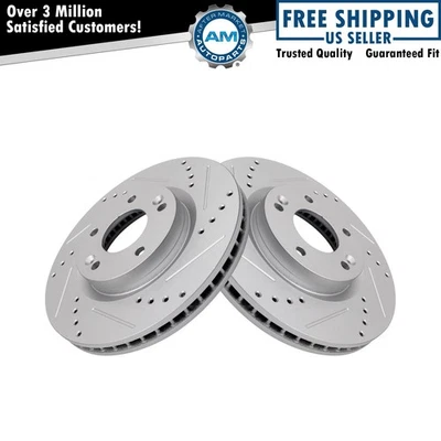 Front Brake Rotors Set For 2006-2016 Hyundai Santa Fe - Image 1 of 4