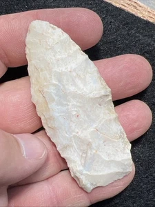 Indian Arrowhead NICE PALEO LANCELOTE Found By Perry Heaton Vermont ILL Q214 - Picture 1 of 6