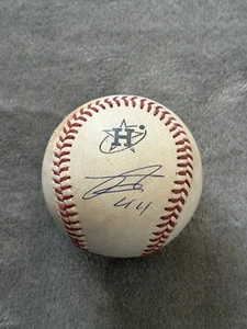 Julio Rodriguez Auto Signed 2022 Rookie Game Used Space City Baseball PSA MLB - Picture 1 of 5