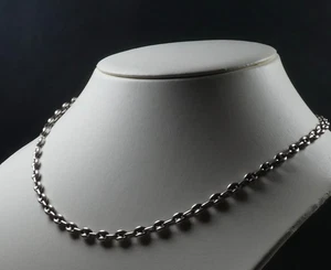 Knopfloch Halskette 925 Sterling Silber 20,5 g 21,5 cm - Bild 1 von 7