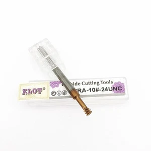KLOT HRC60 Solide Carbide Thread Mill 1/4 5/16 3/8 7/16 1/2 9/16 5/8 3/4 7/8 UNC - Picture 1 of 2