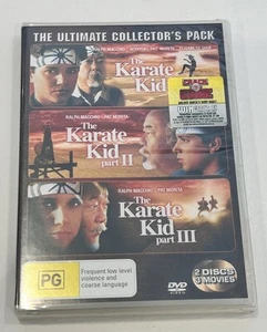 Karate Kid 1 2 & 3 DVD Ultimate Collectors pack Region 4 PAL Brand New Sealed - Picture 1 of 2
