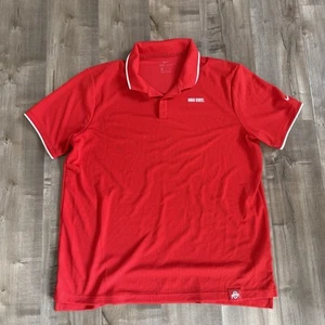 Ohio State University Nike DriFit rot Poloshirt Herren XL College Sport Football - Bild 1 von 8