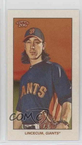 2021 Topps 206 Series 6 Tim Lincecum #18 - Image 1 of 2