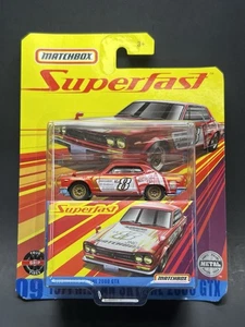 Matchbox Superfast 1971 Nissan Skyline 2000 GTX Red Die Cast 1:64 - Picture 1 of 3