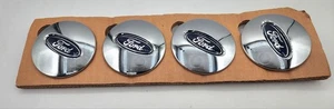 F150 2003-2019 Polished Center Wheel Hud Caps New - Picture 1 of 2
