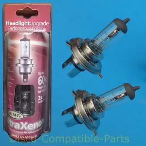 Land Rover Defender Ring Ultra Xenon Headlight Bulbs 60% Brighter - Picture 1 of 1