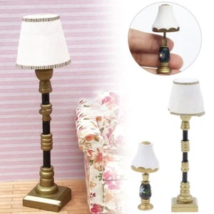Dollhouse Miniature Floor Lamp Crystal Wall Light Doll Retro Lamp Lamp Model - Picture 1 of 12