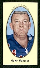 2011-12 Parkhurst Champions Champ's Mini Gump Worsley #7 New York Rangers