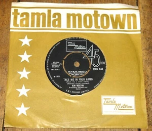 KIM WESTON TAKE ME IN YOUR ARMS b/w DON'T COMPARE ME UK MOTOWN 7" 1965 NEAR MINT - Imagen 1 de 4