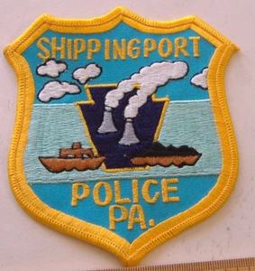 SHIPPINGPORT POLICE PENNSYLVANIA SHERIFF FABRIC PATCH - Picture 1 of 1
