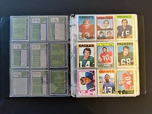 1972 Topps Football Cards (150+) Staubach, Alzado - VG-EX+