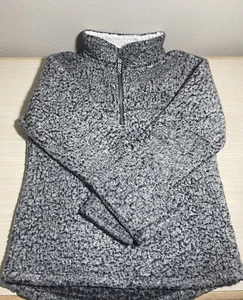 Wonder Nation Pullover Sherpa Jacket Youth Boy’s Size Small (6-6) Fuzzy Blue Zip - Picture 1 of 4