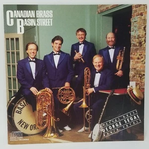 The Canadian Brass Basin Street CD & Case Near Mint Jazz + Free Outer Sleeve - Picture 1 of 2