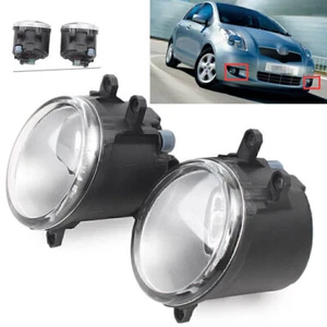 Car Clear Fog Light Lamp & Switch &Wiring Fit Toyota Yaris Hatchback 2006-08 - Imagen 1 de 8