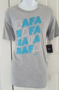 NIKE T-shirt tennis uomo Rafa Nadal "Rafa Rafa" grigio 882920-063 - Foto 1 di 8