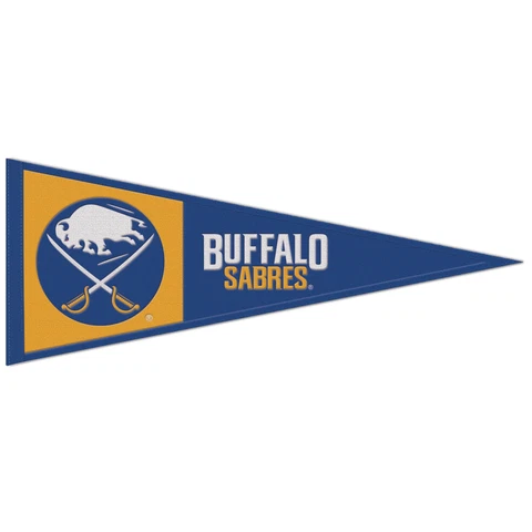 WinCraft Buffalo Sabres 13" x 32" Wool Primary Logo Pennant Cover