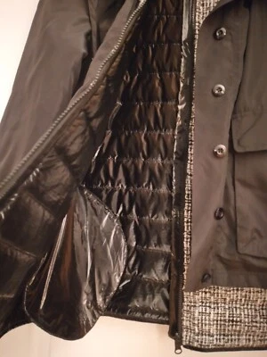 NWT Katherine Barclay black white 3 in 1 jacket wear three ways Foto 1 de 4