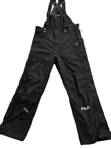 FILA Sospensione sci neve nera bavaglino tuta unisex XLL tuta da snowboard inverno - Foto 1 di 12