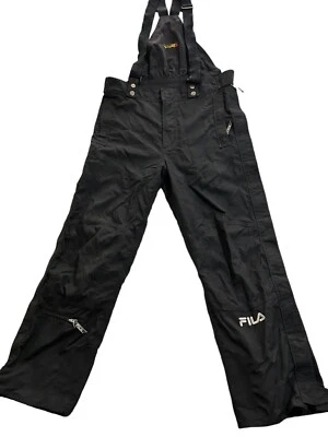 FILA Negro Nieve Esquí Tirantes Babero Mono Unisex XLL Snowboard Traje de Nieve Invierno Foto 1 de 4