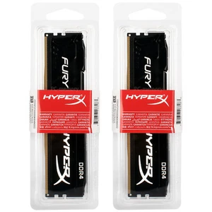 HyperX FURY DDR4 8GB 2pcs 4GB 2666MHZ PC4-21300 Desktop RAM Memory DIMM 288PIN - Picture 1 of 6
