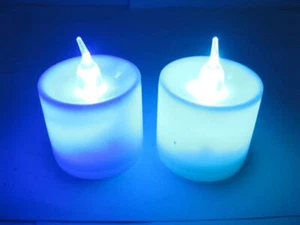 24X Battery Operated Colorful LED Tea Light Candle - Picture 1 of 6