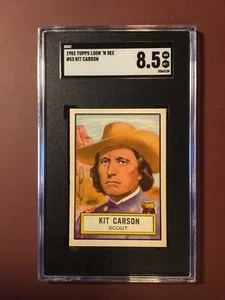 1952 Look N See Kit Carson #53 SGC 8.5 Nm-Mt+ HIGH END - Picture 1 of 3