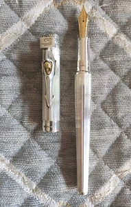 Montegrappa Ayrton Senna Limited Edition 925 sterling silver fountain pen - Bild 1 von 22