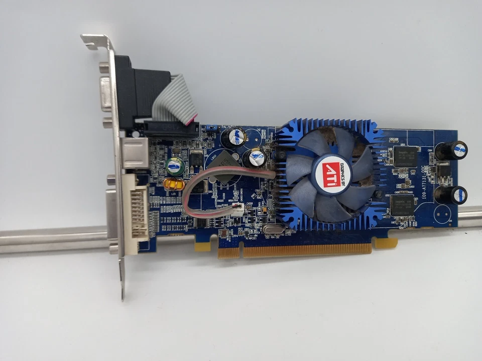 Sapphire ATI Radeon X1600SE 256MB 512MB PCIE Graphics Card Blue DVI VGA - Image 1 of 4