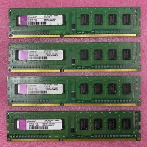 Lot ( 4 ) 1GB Kingston KTW149-ELD Desktop Memory PC3-10600U DDR3 1RX8 - Picture 1 of 9