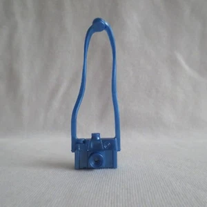 NEW 2018 Barbie Doll Despicable Me Minions Metallic Blue Camera For Diorama - Picture 1 of 1