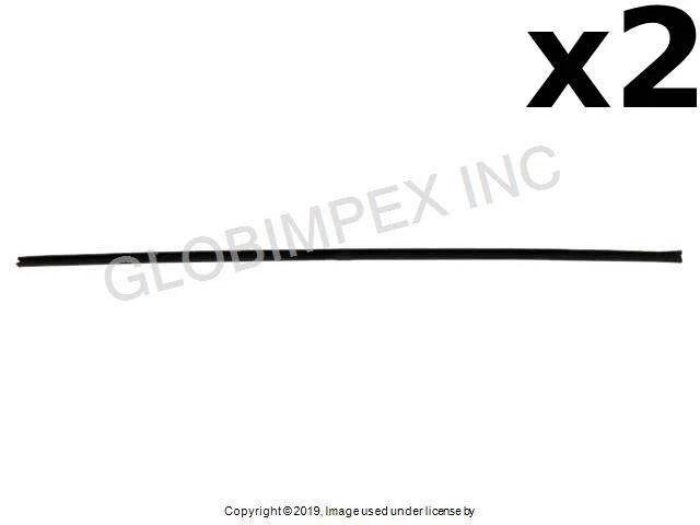 PORSCHE (1956-1965) Window Channel FRONT LEFT and RIGHT FORWARD (2 PCS) O.E.M. Foto 1 de 1