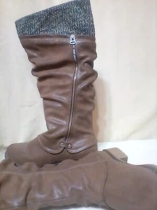 Damen Mukluks Kniehohe Stiefel Braun Größe 11 - Bild 1 von 6