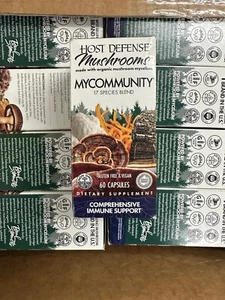 Host Defense MyCommunity Immune Support Mushrooms 60 Capsules Exp 04/26+ - Picture 1 of 5