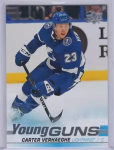 Novato de armas jóvenes Carter Verhaeghe 19-20 cubierta superior serie 1 #224 TB Lightning - Imagen 1 de 1