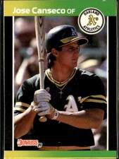 1989 Donruss Blister Pack Bonus Jose Canseco #BONUSCARD Oakland A's