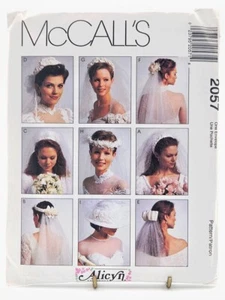 Pattern Bridal Veils Eight Different Styles One Size McCalls 2057 - Picture 1 of 2