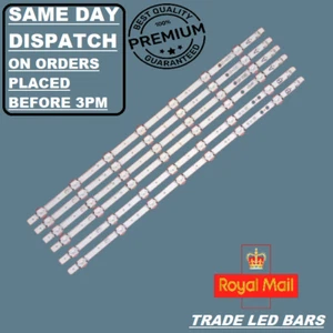 NEW TOSHIBA LED KIT 49U5863DB 49U5766DB 49U6663DB 49U6763DB 49" UHD DRT VNB A/B - Picture 1 of 4