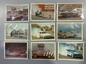 1970 Fleer Ltd AHRA Official Drag Champs Cards Set 56/63 - Picture 1 of 5