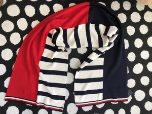 Sciarpa a righe Tommy Hilfiger nuova con etichette - Foto 1 di 4