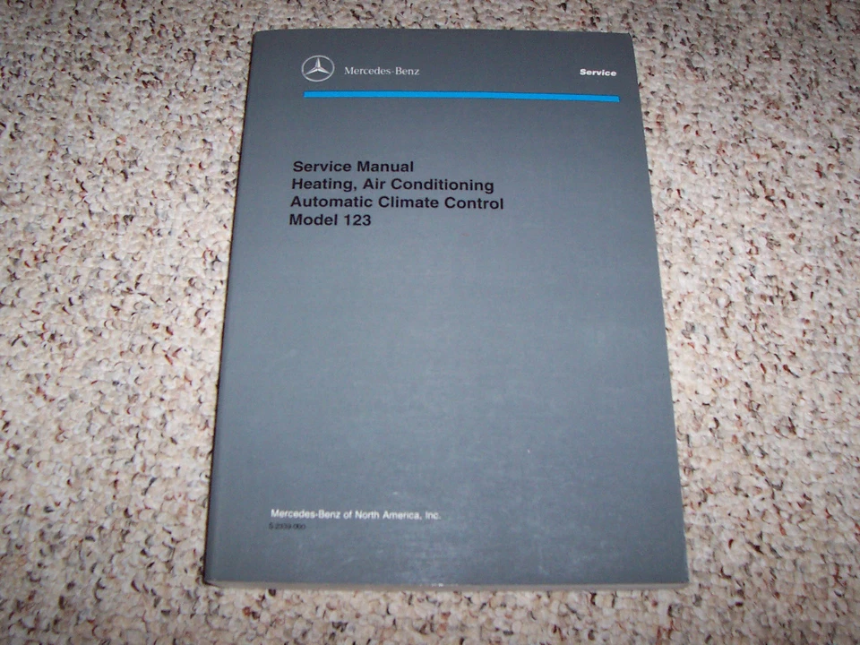 Mercedes Benz 240D 300D 1981-1985 calefacción aire acondicionado taller manual 1982 1983 1984 Foto 1 de 1