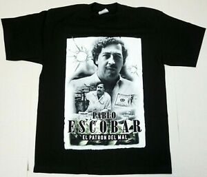 Pablo Escobar  T-shirt  El Patron Del Mal Men's Tee New
