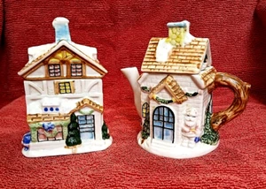 Süße hausförmige Teekanne & Teebeutel Kanister, Houston Harvest Geschenkprodukte - Bild 1 von 19